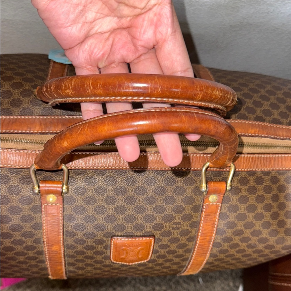 Celine Brown Leather Duffel Bag❤️ - Picture 4 of 16